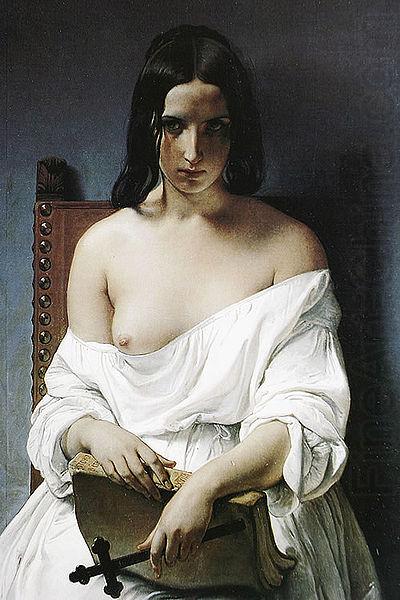 Francesco Hayez La Meditazione china oil painting image